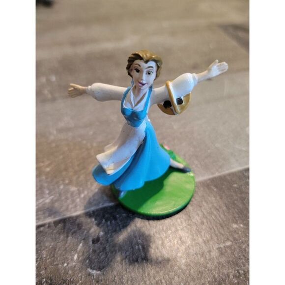 Princess Belle Village outfit Disney Beauty Beast toy figure - Picture 1 of 5